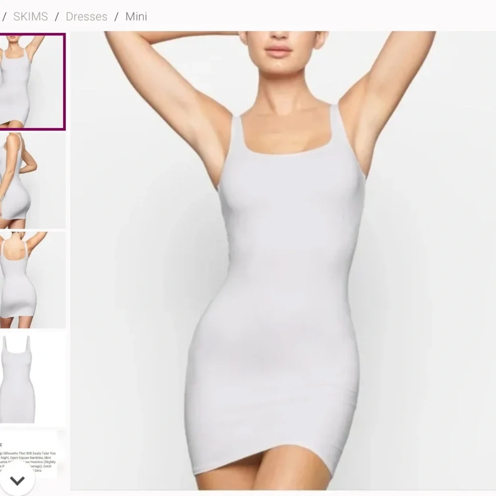 Skims Swim Tank Dress - Marble NWT - Picture 1 of 2
